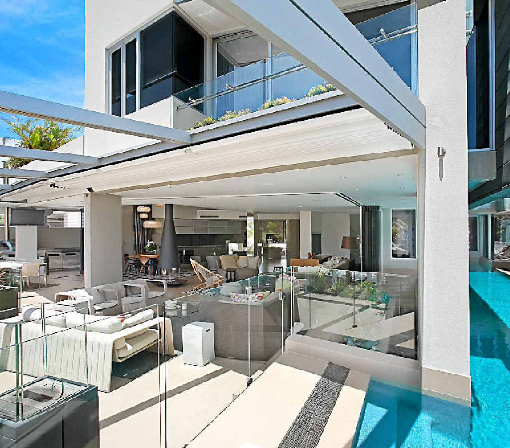 TOP POSITION: This waterfront property at 25 Witta Circle, Noosa Sound, has been sold under the hammer, reportedly for $6.5 million. TOP POSITION: This waterfront property at 25 Witta Circle, Noosa Sound, has been sold under the hammer, reportedly for $6.5 million.